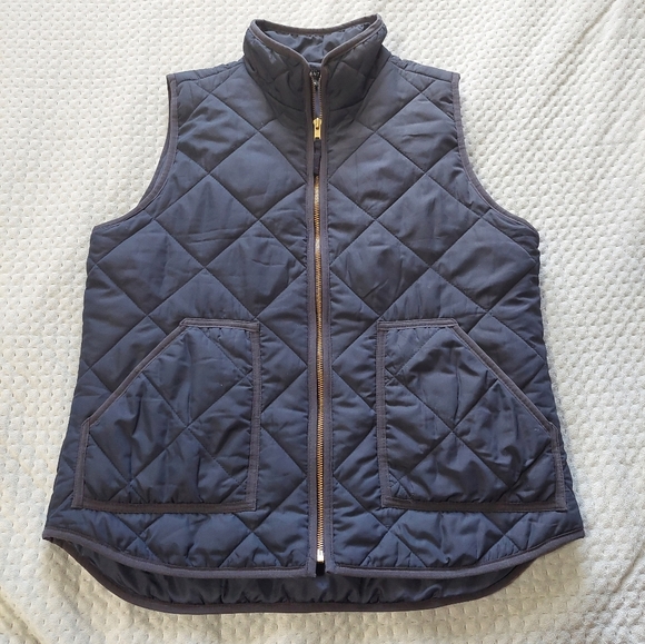 J Crew Mercantyle Navy Blue Vest - Picture 1 of 9